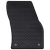 vidaXL Tapis de voiture 4 pcs Noir adapt&eacute; pour &Scaron;koda KODIAQ 2017-2023