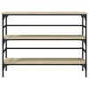 vidaXL Table console ch&ecirc;ne sonoma 100x32x75 cm bois d'ing&eacute;nierie