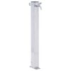 vidaXL Colonne à eau de jardin 40 cm acier inoxydable carré