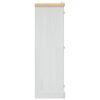 vidaXL Garde-robe avec 2 portes Gamme Corona pin mexicain Blanc