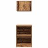 vidaXL Armoires de garage 2 pcs vieux bois bois d'ing&eacute;nierie