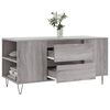 vidaXL Table basse sonoma gris 102x44,5x50 cm bois d'ing&eacute;nierie