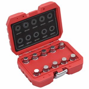 vidaXL Jeu de cl&eacute;s pour &eacute;crou de blocage de roue 10 pcs pour VW