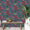 DUTCH WALLCOVERINGS Papier peint Paradise Flower Vert