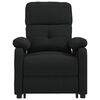 vidaXL Fauteuil de massage Noir Tissu