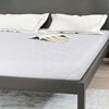 vidaXL Matelas Blanc 160 x 200 cm Tissu jacquard