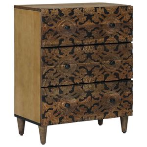 vidaXL Buffet de Rangement Marron 60 x 33,5 x 75 cm