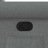 vidaXL Fauteuil inclinable Gris foncé Tissu