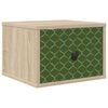 vidaXL Cabinet de chevet mural GELEEN Ch&ecirc;ne Sonoma 36 x 33 x 25 cm