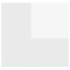 vidaXL Étagère murale Blanc brillant 102x30x29 cm Bois d’ingénierie