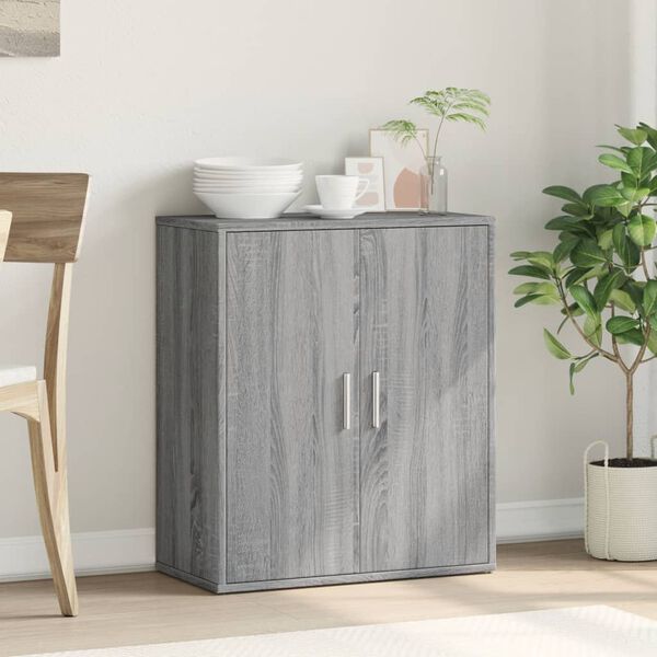 vidaXL Buffet sonoma gris 60x31x70 cm bois d'ing&eacute;nierie