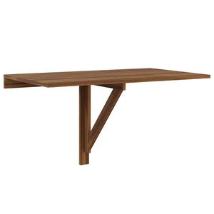 vidaXL Table murale pliable Ch&ecirc;ne marron 100x60x56cm Bois d'ing&eacute;nierie