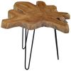 vidaXL Table basse (60-70)x45 cm Bois de teck