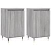 vidaXL Buffets 2 pcs sonoma gris 40x35x70 cm bois d'ing&eacute;nierie