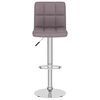 vidaXL Tabourets de bar lot de 2 taupe tissu