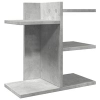 vidaXL Organisateur de bureau gris béton 42x21,5x42 cm bois ingénierie