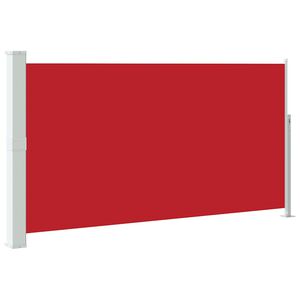 vidaXL Auvent lat&eacute;ral r&eacute;tractable de patio 170x300 cm Rouge