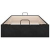 vidaXL Cadre de lit ottoman sans matelas noir 90x190 cm velours