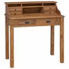vidaXL Bureau d'&eacute;criture avec tiroir Naturel 89,5 x 49,5 x 100 cm
