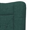 vidaXL fauteuil Vert foncé 63 x 67 x 94 cm Tissu Sherpa