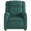vidaXL Fauteuil inclinable &eacute;lectrique Vert fonc&eacute; Tissu