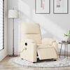 vidaXL Fauteuil inclinable de massage électrique beige