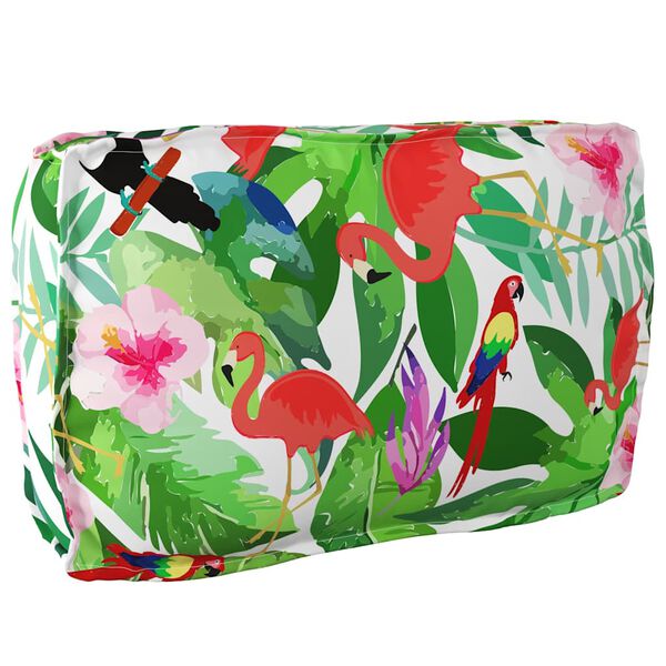 vidaXL Coussin Floral Multicolore 70 x 40 x 12 cm Tissu Oxford