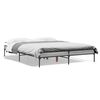 vidaXL Cadre de lit sans matelas sonoma gris 160x200 cm
