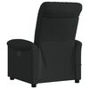 vidaXL Fauteuil de massage inclinable électrique Noir Tissu