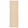 vidaXL Tapis ZIZUR beige 80x250 cm aspect de jute int&eacute;rieur ext&eacute;rieur