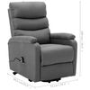 vidaXL Fauteuil Gris clair Tissu