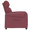 vidaXL Fauteuil inclinable Rouge bordeaux Tissu