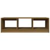 vidaXL Table basse marron miel 110x50x34 cm bois de pin massif