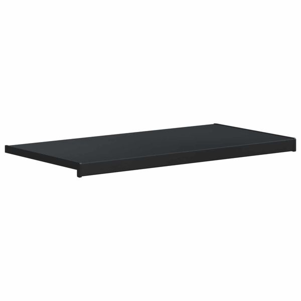 vidaXL Appui de fen&ecirc;tre Anthracite avec grain de bois 80 x 40 x 4,5 cm