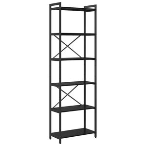 vidaXL &Eacute;tag&egrave;re 60 x 30 x 189,5 cm Bois d'ing&eacute;nierie Ch&ecirc;ne noir
