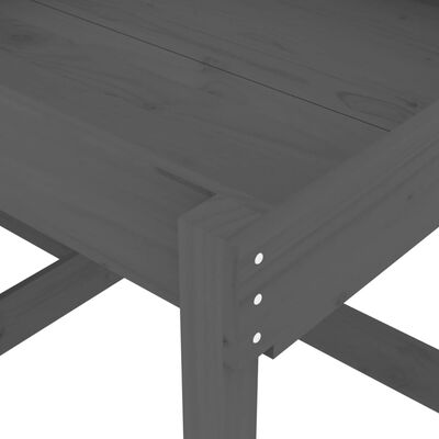 vidaXL Tables à sable 2 pcs gris bois de pin massif