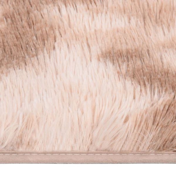 vidaXL Tapis &agrave; poils longs Cr&egrave;me 300x200 cm