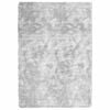 vidaXL Tapis shaggy à poils longs NAVARRA gris argenté 160x230 cm