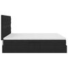 vidaXL Lit de Rangement avec matelas Noir 180 x 200 cm Velours