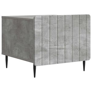 vidaXL Table basse Gris b&eacute;ton 49 x 50 x 42 cm Bois d'ing&eacute;nierie