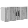 vidaXL Meuble mural PORTO Gris Sonoma 80 x 31 x 40 cm