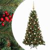 vidaXL Sapin de No&euml;l artificiel avec boules 150 cm 150 LED Blanc chaud