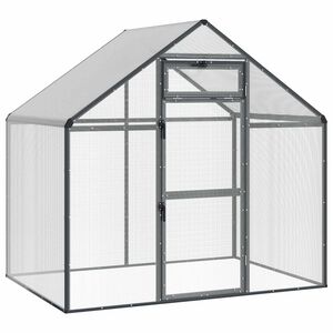 vidaXL Cage pour oiseaux Anthracite 181,5 x 110,5 x 173,5 cm