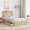 vidaXL Lit de Rangement Ch&ecirc;ne Sonoma 90 x 190 cm Bois d'ing&eacute;nierie