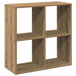 vidaXL &Eacute;tag&egrave;re s&eacute;paratrice de pi&egrave;ce ch&ecirc;ne artisanal 69,5x29x69,5 cm