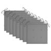 vidaXL Chaises de jardin lot de 8 avec coussins Bois d'acacia solide
