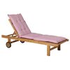 Madison Coussin de chaise longue Panama 200x60 cm Rose p&acirc;le