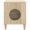vidaXL Maison pour chat Sonoma 42,5 x 40 x 53 cm Bois d'ing&eacute;nierie