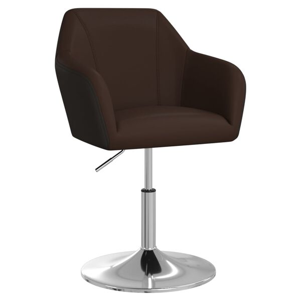 vidaXL Tabouret de bar Marron Similicuir