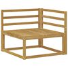 vidaXL Canap&eacute; d'angle ext&eacute;rieur Blanc 83 x 83 x 73 cm
